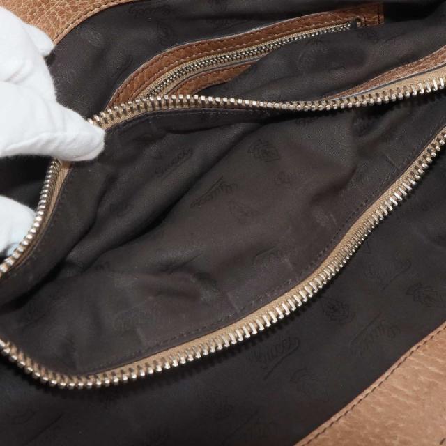 グッチ バッグ GGキャンバス トート バッグ レザー ベージュ 232947 シルバー 金具 レディース 90285030 【中古】ブランド