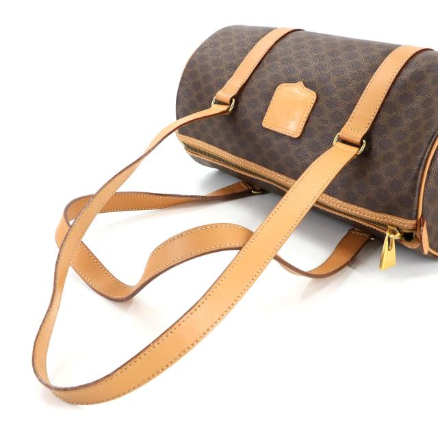 新品同様 セリーヌ バッグ マカダム ボストン ハンド バッグ PVC