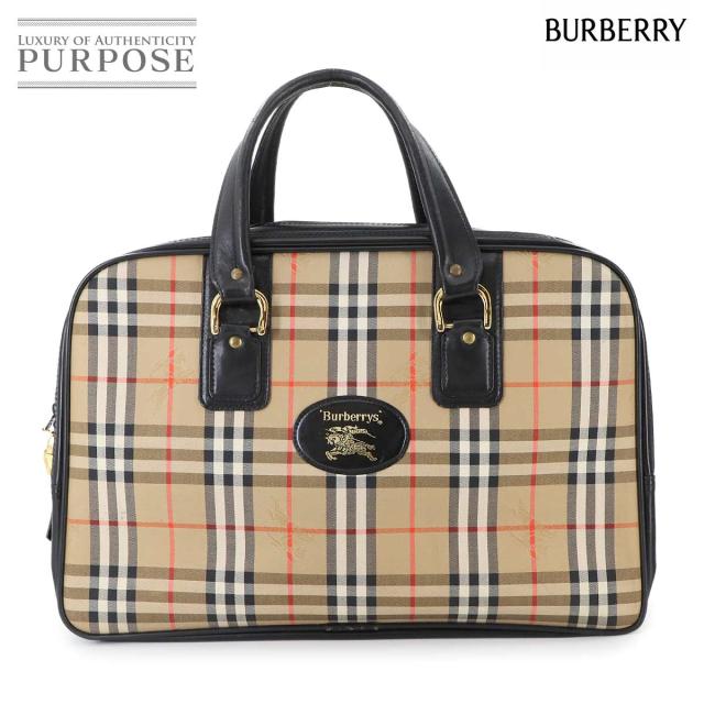 バーバリー ノバチェック ボストンバッグ レディース ブランド BURBERRY バーバリー ノバチェック ボストンバッグ レディース