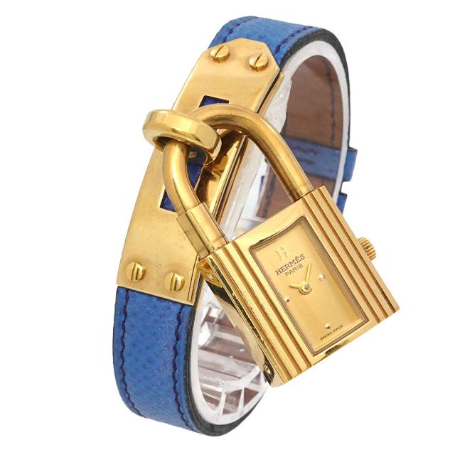 エルメス ケリーウォッチ レディース腕時計 カデナ 黄色 金 33M49