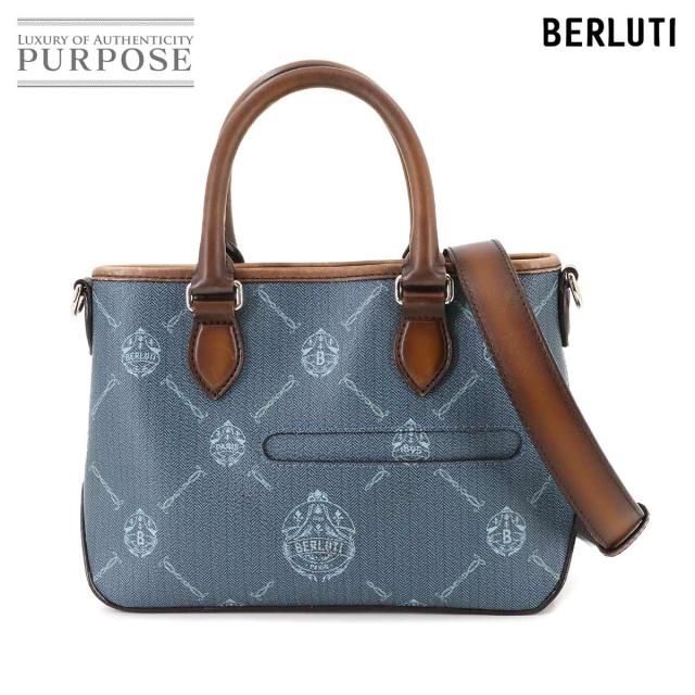 新品同様 ベルルッティ バッグ シグネチャー トゥジュール ガリバー 2way ショルダー バッグ メンズ 90286963 【中古】ブランド