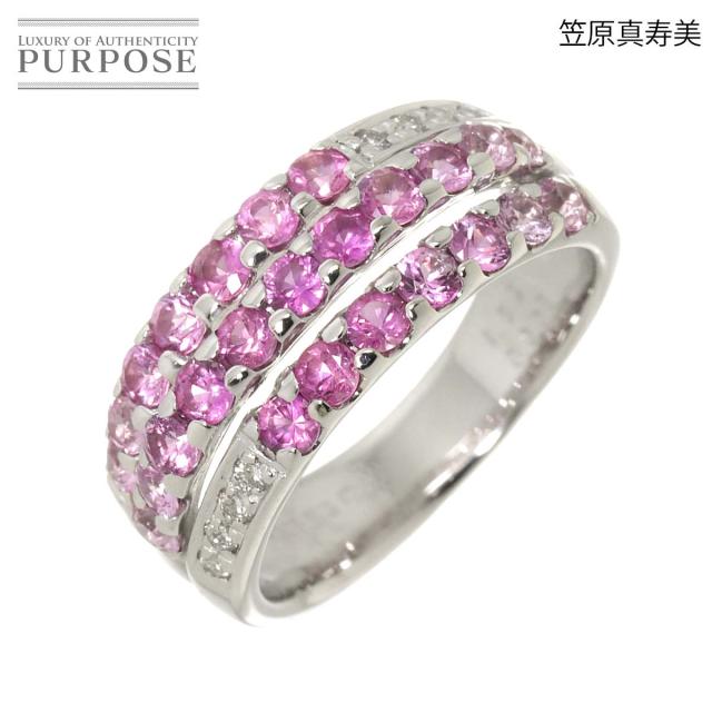 笠原真寿美 Masumi Kasahara 12.5号 リング サファイヤ 1.50ct ダイヤ