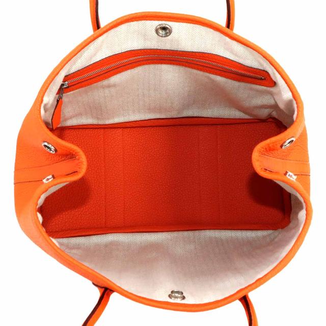 エルメス HERMES ガーデンパーティ TPM オレンジ ネゴンダ ◻︎R刻印