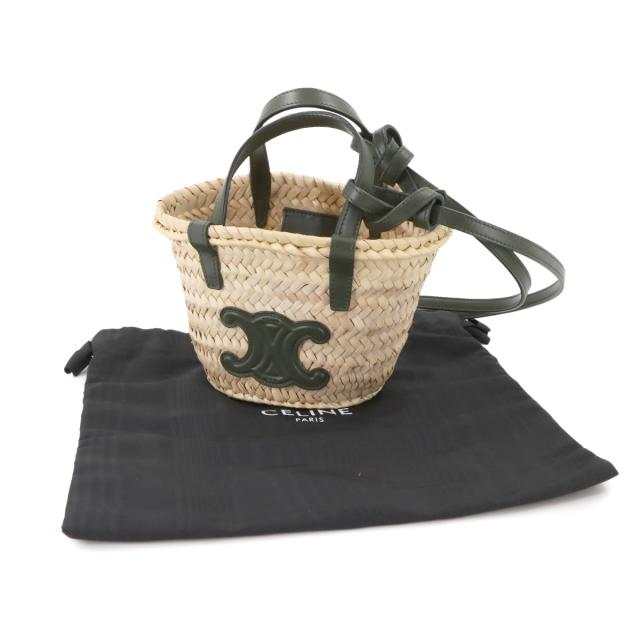 未使用 展示品 セリーヌ バッグ ミニ トリオンフ パニエ かご 2way ハンド ショルダー バッグ レディース 90287579 【中古】ブランド 未使用 展示品 セリーヌ バッグ ミニ トリオンフ パニエ かご 2way