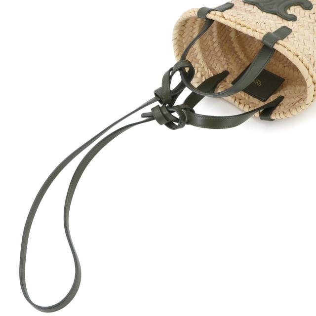 未使用 展示品 セリーヌ バッグ ミニ トリオンフ パニエ かご 2way