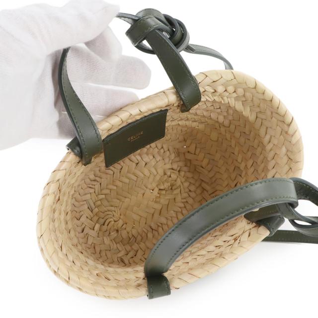 未使用 展示品 セリーヌ バッグ ミニ トリオンフ パニエ かご 2way