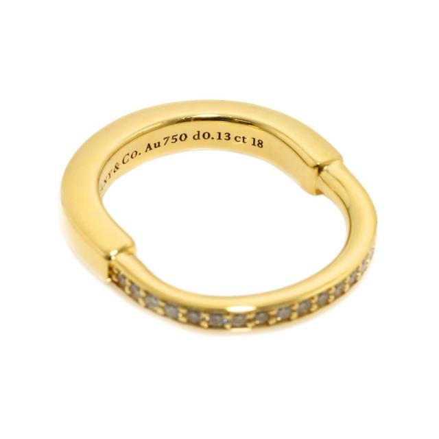 Tiffany シグネチャーリング k18 8号 Au750 ティファニー TIFFANY&CO