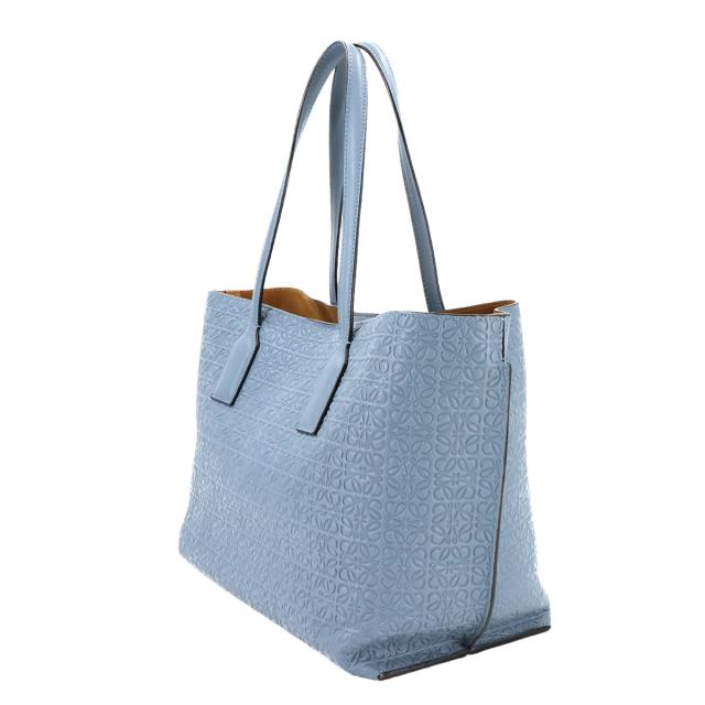 極美品♡ LOEWE ロエベ アナグラム Tショッパー トートバッグ ブルー