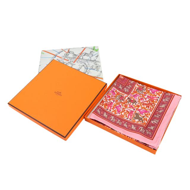 未使用 展示品 エルメス スカーフ カレ 90 大判 スカーフ Chasse en