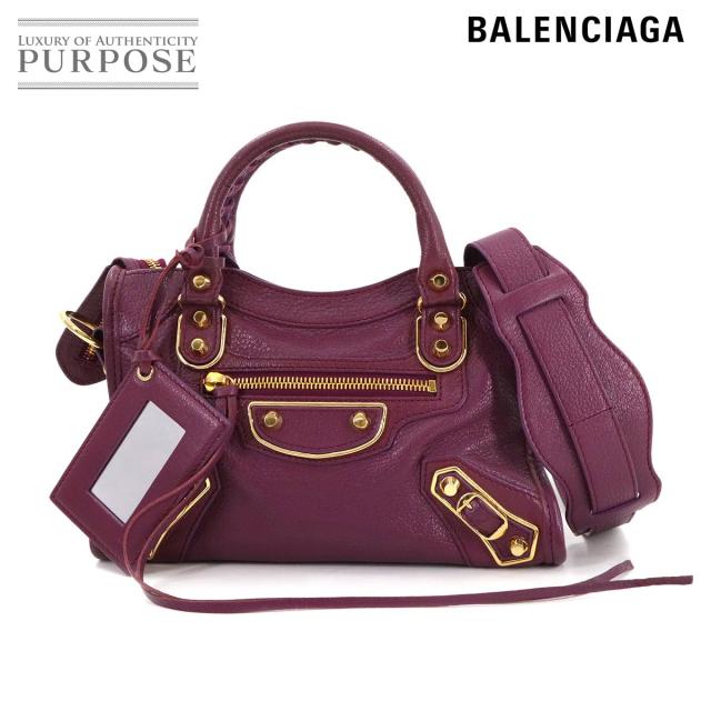 新品同様 バレンシアガ バッグ クラシック ミニ シティ 2way ハンド ショルダー バッグ レザー レディース 90289223 【中古】ブランド