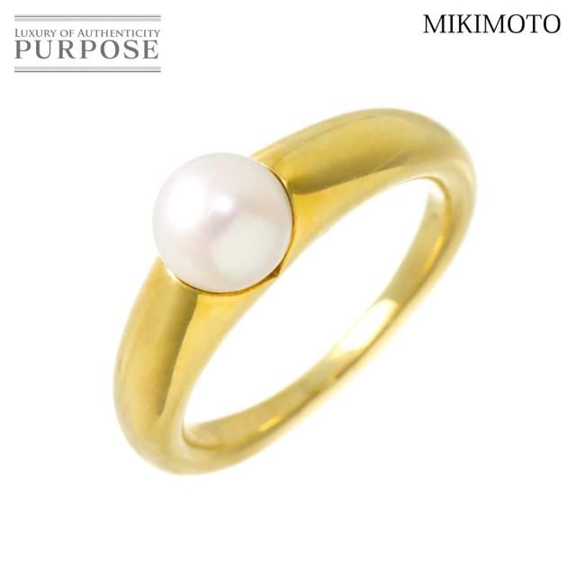 MIKIMOTO アコヤ真珠リング K18 MIKIMOTO ミキモト アコヤパールリング
