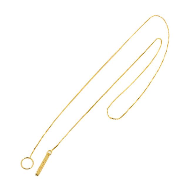 グッチ GUCCI ラリエットネックレス ラリエット ロゴ プレート