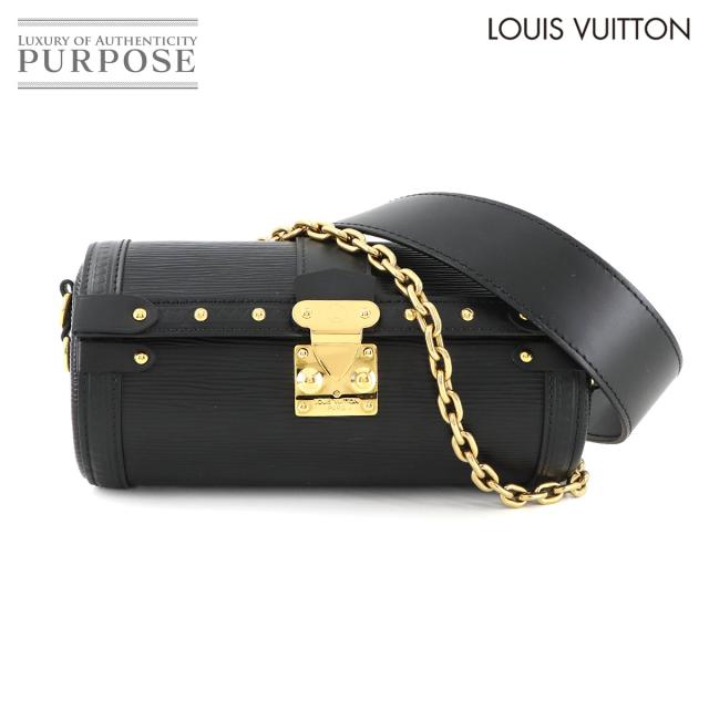 新品同様 ルイ ヴィトン  バッグ エピ パピヨン トランク ショルダー バッグ レザー ノワール レディース 90289492 【中古】ブランド