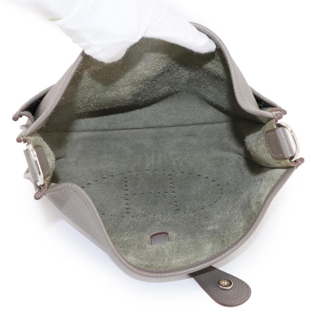 エルメス バッグ レディース エブリン3 GM ショルダーバッグ トリヨンクレマンス エトゥープ HERMES D刻印 中古