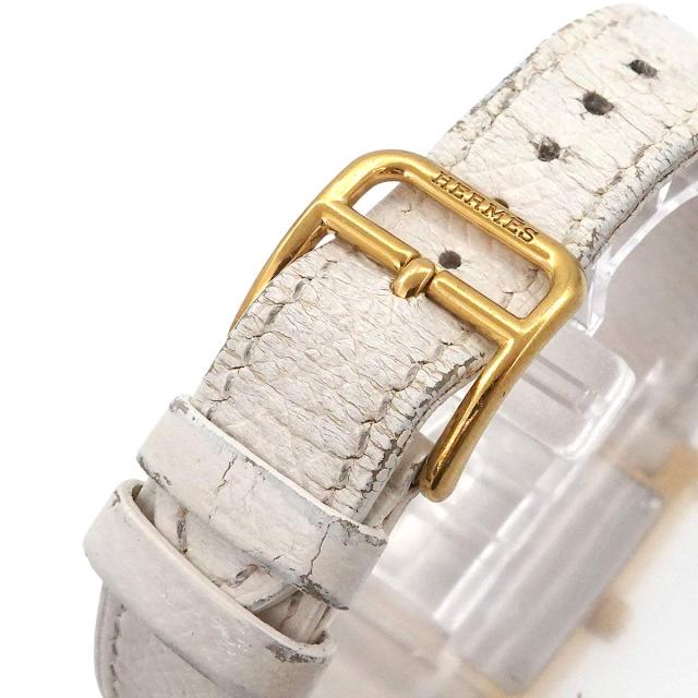 HERMES ホワイトレザー 時計 1956 Apple Watch エルメス ホワイト