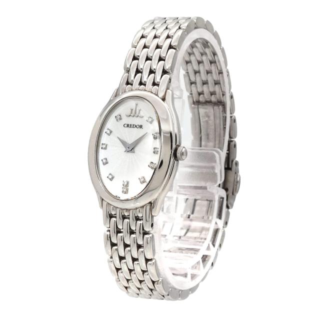 セイコー クレドール ノードJ 1E70-0BL0 ダイヤ レディース 時計