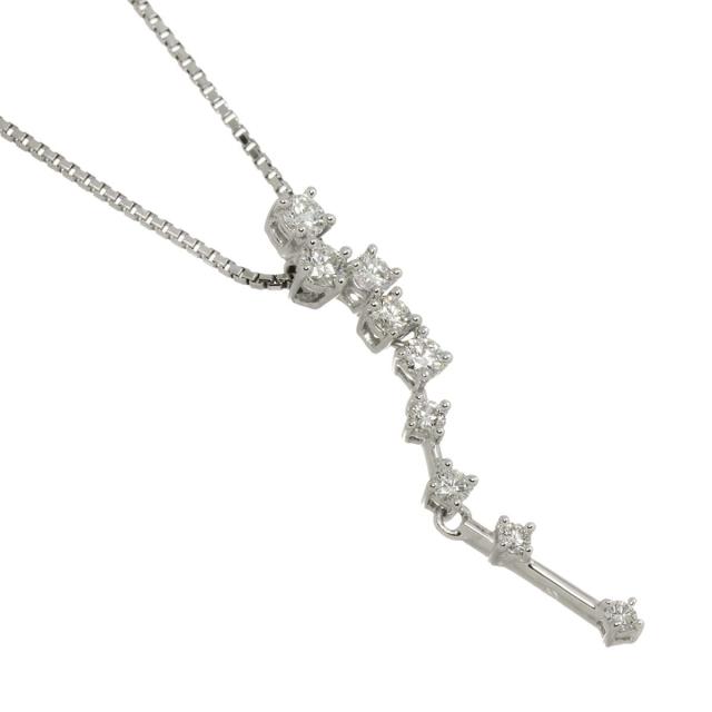 TASAKI K18WG シェル 45cmホワイトゴールド750 D0.11ct TASAKI K18WG シェル 45cmホワイトゴールド750 D0.11ct タサキ TASAKI