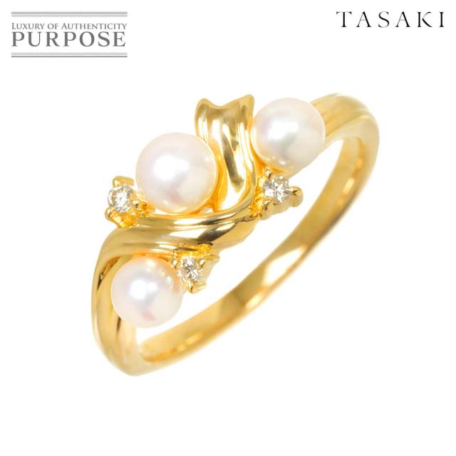 タサキ 7.5mm パール 真珠 リング 指輪 K18YG 12.5号 4017 タサキ 7.5mm パール 真珠 リング 指輪 K18YG 12.5号 4017