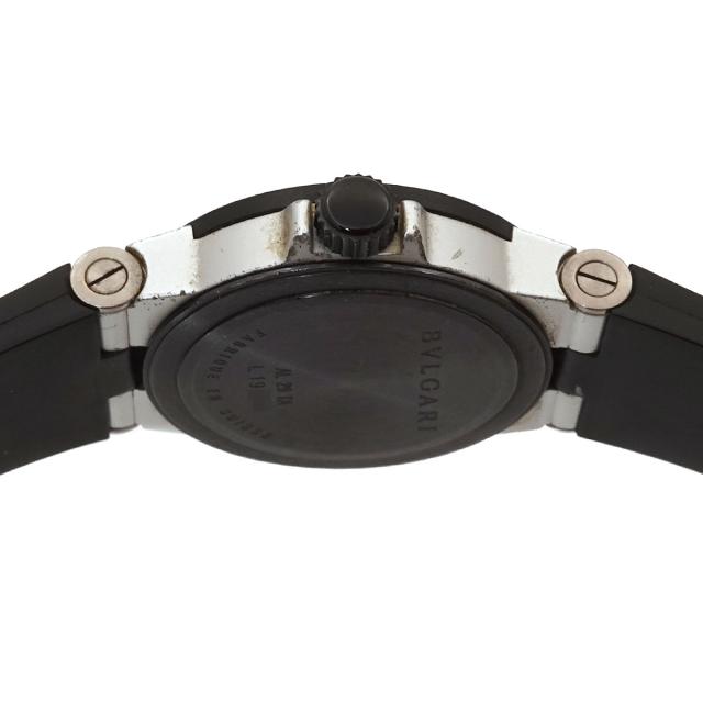 ブルガリ アルミニウム AL29TA レディース 腕時計 デイト シルバー