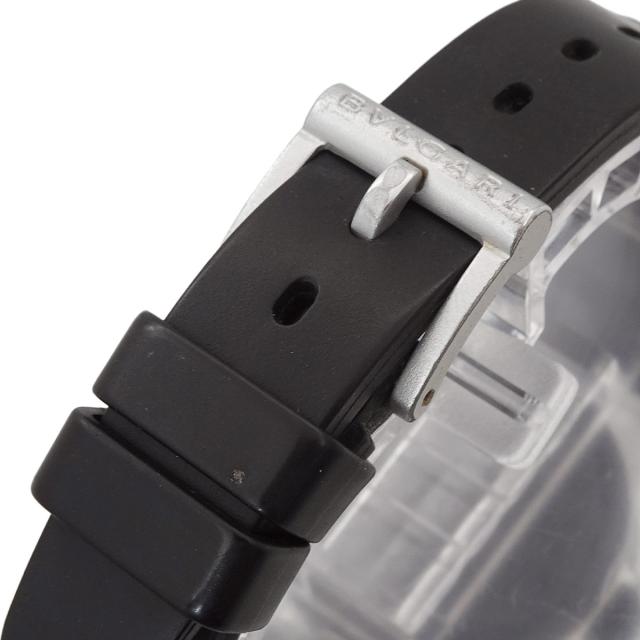 ブルガリ アルミニウム AL29TA レディース 腕時計 デイト シルバー