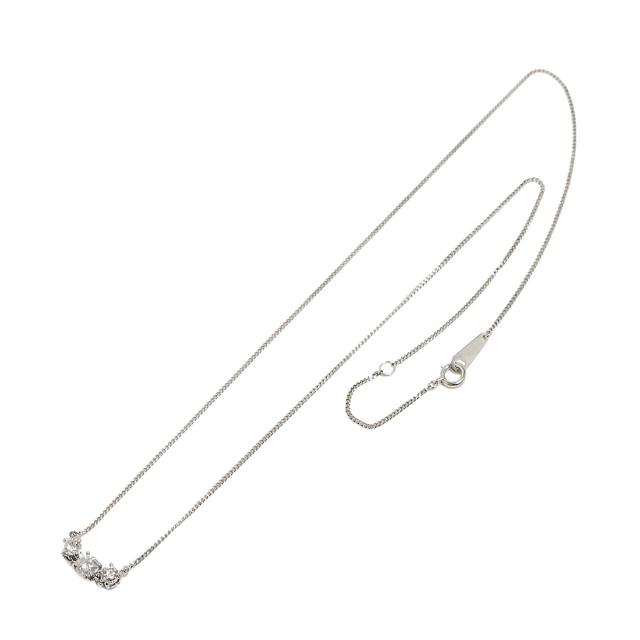 ダイヤ 0.50ct ネックレス 42cm Pt プラチナ レディース 90291672 【中古】NJ