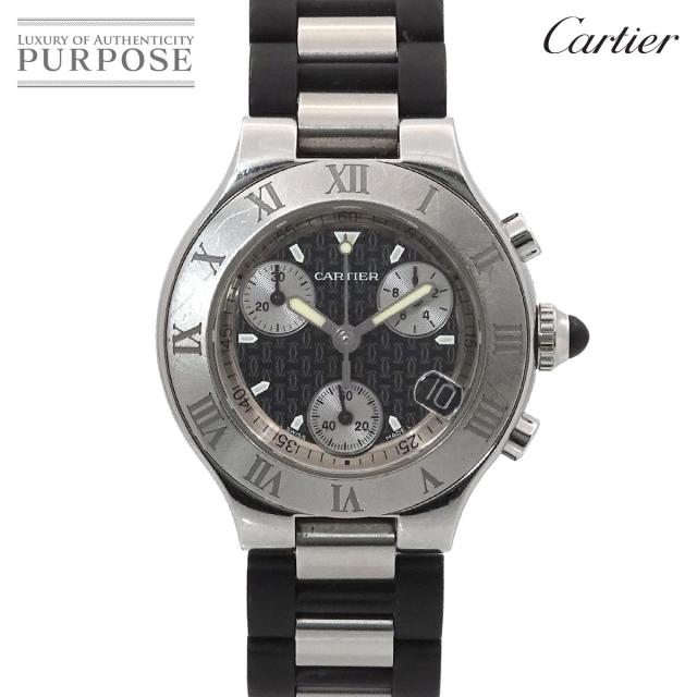 カルティエ マスト21 クロノスカフSM ヴァンティアン W10198U2