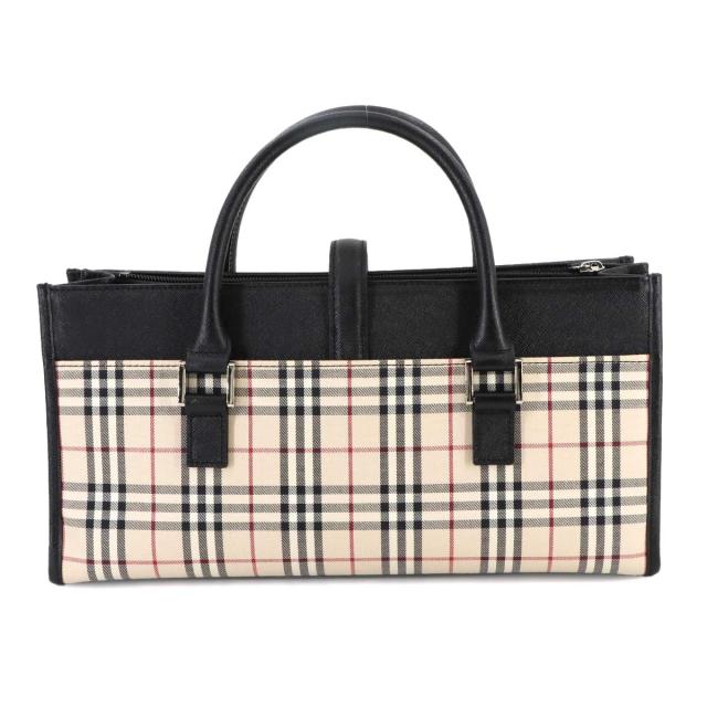未使用 展示品 バーバリー バッグ ノバチェック ハンド バッグ