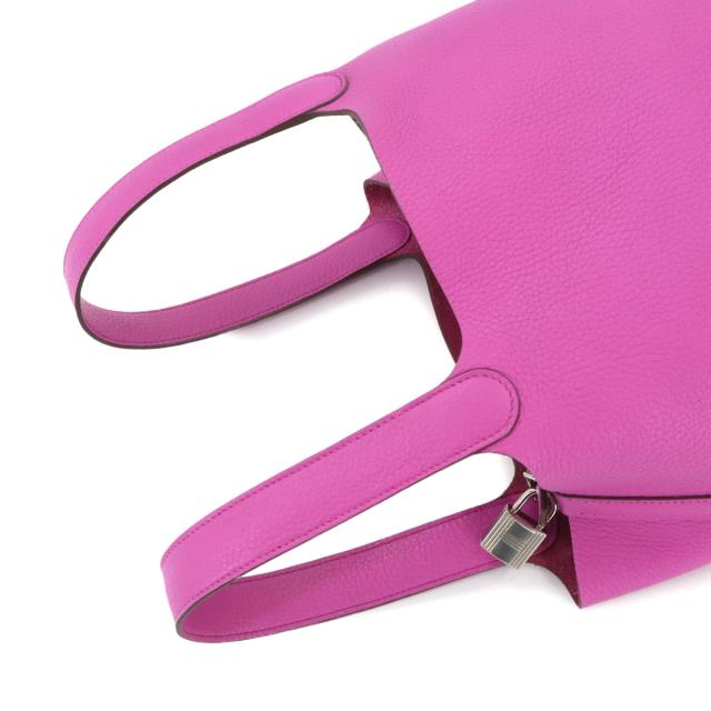 U刻印 美品 エルメス ピコタンロック MM 22 グリメイヤー ゴールド金具