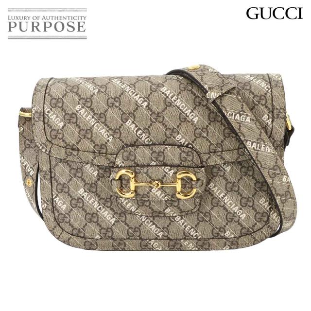 新品同様 グッチ バッグ GUCCI バレンシアガ ハッカー ホースビット 1955 ショルダー バッグ レディース 90292856 【中古】ブランド