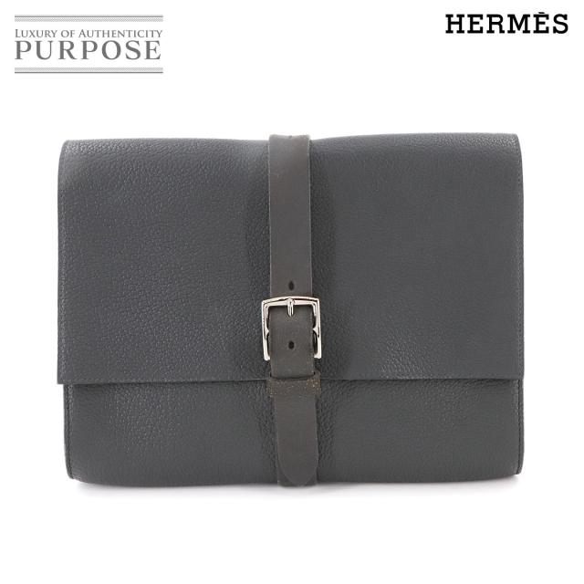 新品同様 エルメス バッグ ポシェット エトリヴィエール セカンド クラッチ バッグ フィヨルド メンズ 90292923 【中古】ブランド