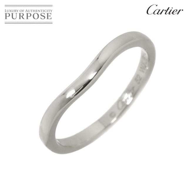 Cartier バレリーナ プラチナリング #56 カルティエ Cartier バレリーナ カーブ #52 リング Pt プラチナ 指輪