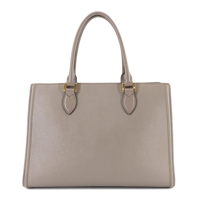 プラダ バッグ サフィアーノ 2way ハンド ショルダー バッグ レザー グレー 1BA228 レディース 90294449 【中古】ブランド プラダ バッグ サフィアーノ 2way ハンド ショルダー バッグ レザー