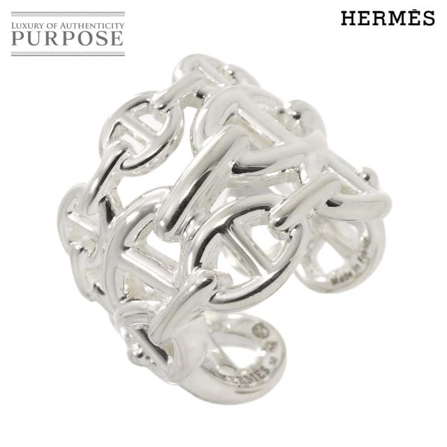 エルメス HERMES シェーヌダンクル アンシェネ GM #50 リング SV