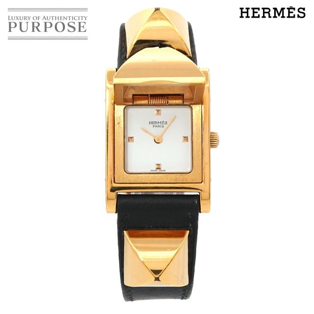 エルメス メドール ヴィンテージ レディース 腕時計 ピラミッド