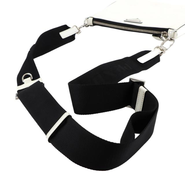 プラダ バッグ ショルダー バッグ レザー ホワイト ブラック 2VH129