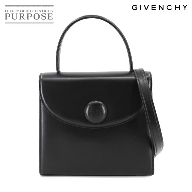 美品 ジバンシー バッグ 2way ハンド ショルダー バッグ レザー ブラック ゴールド 金具 レディース 90296018 【中古】ブランド