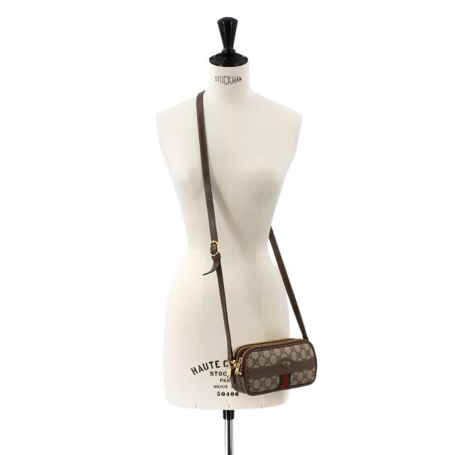 美品 グッチ バッグ オフィディア ミニ ショルダー バッグ GGスプリームキャンバス レザー 546597 レディース 90296691 【中古】ブランド_9