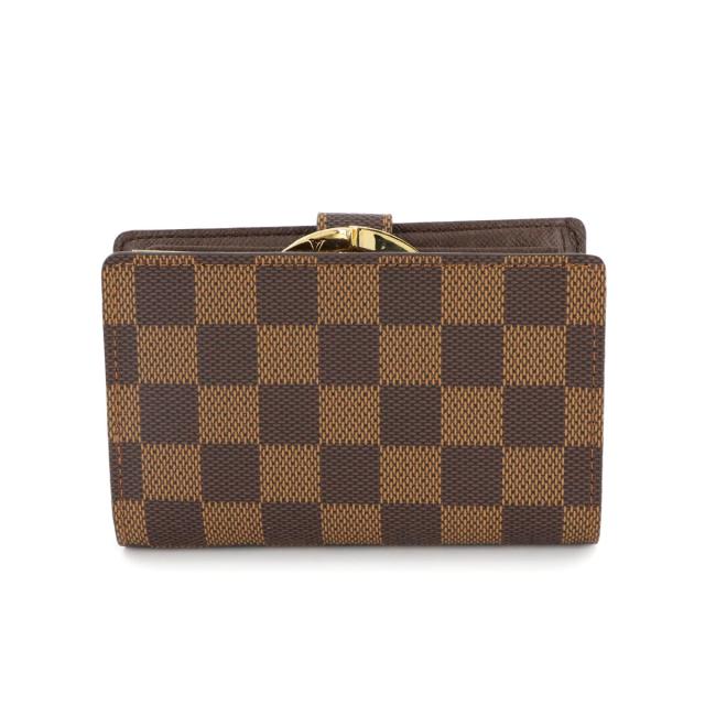 LOUIS VUITTON ルイヴィトン ダミエ 二つ折り がま口財布 ルイヴィトン