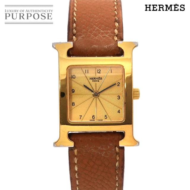 エルメス HERMES Hウォッチ HH1 201 レディース 腕時計 ゴールド