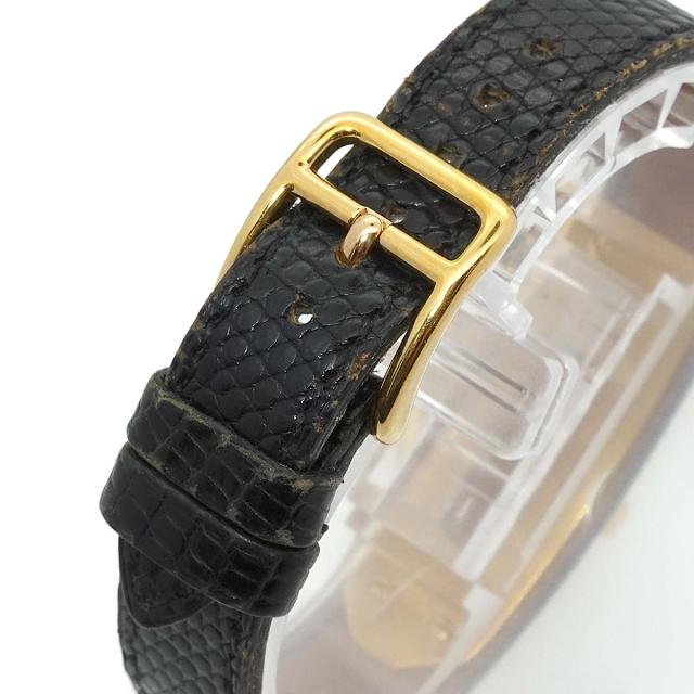 HERMES エルメス ケリー ウォッチ 時計 ブラック × ゴールド エルメス