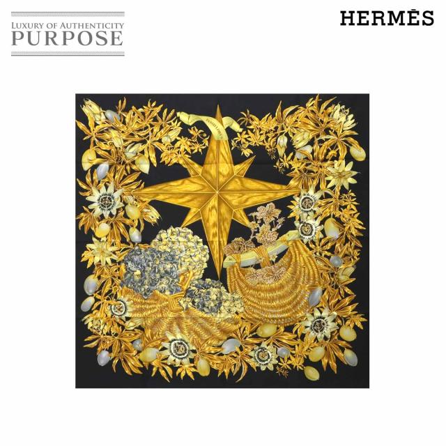 未使用 展示品 エルメス スカーフ カレ 90 大判 スカーフ Passiflores パッションフラワー シルク レディース 90299697 【中古】ブランド