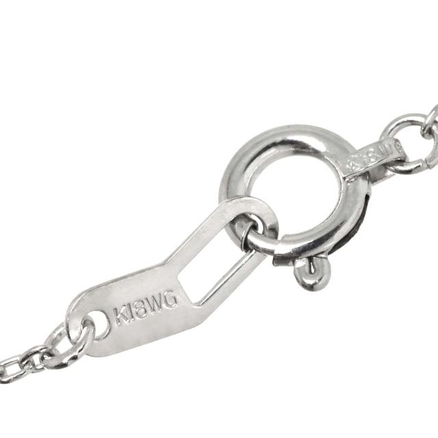 スタージュエリー Star Jewelry スター ダイヤ 0.04ct ネックレス 39cm K18 WG ホワイトゴールド 750 レディース 90299989 【中古】BJ_4