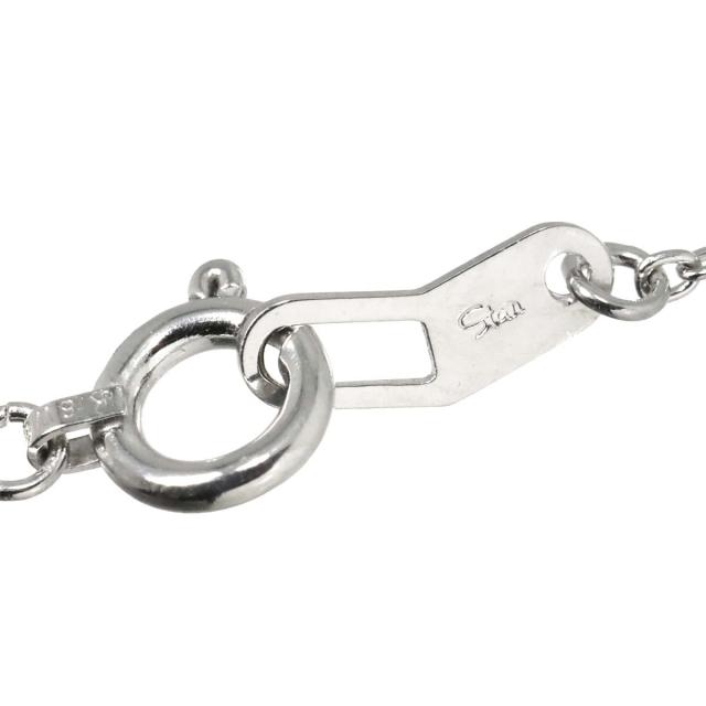 スタージュエリー Star Jewelry スター ダイヤ 0.04ct ネックレス 39cm K18 WG ホワイトゴールド 750 レディース 90299989 【中古】BJ_5