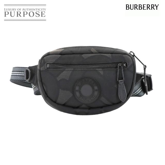 新品同様 バーバリー バッグ ボディ バッグ ウエストポーチ ポリエステル ブラック レディース メンズ 90300632 【中古】ブランド