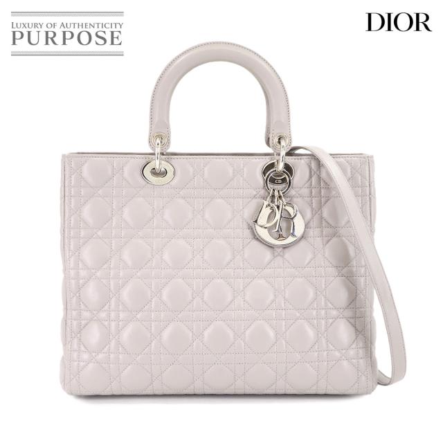 新品同様 クリスチャン ディオール バッグ レディディオール ラージ ハンド ショルダー バッグ レディース 90301416 【中古】ブランド