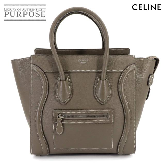 新品同様 セリーヌ バッグ ラゲージ マイクロショッパー ハンド バッグ レザー スリ 167793 レディース 90301570 【中古】ブランド