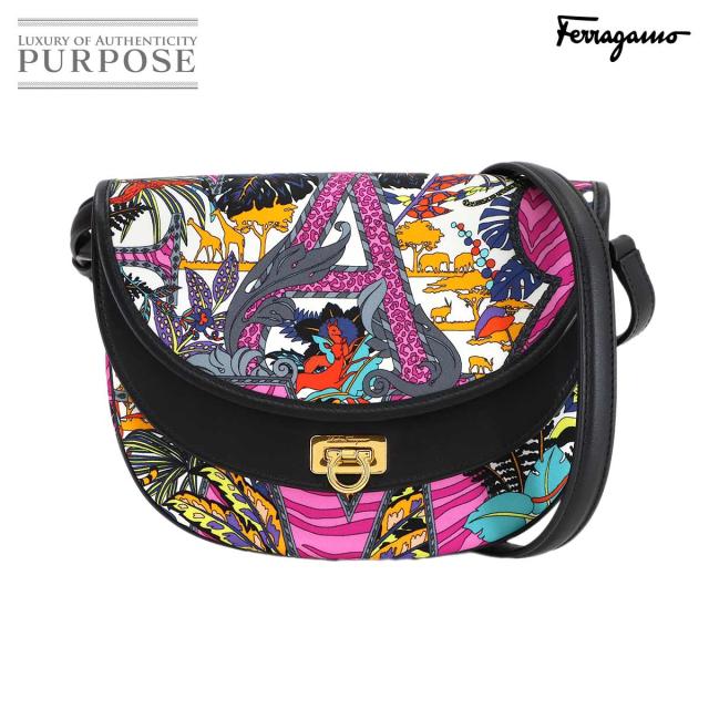 未使用 展示品 サルヴァトーレ フェラガモ バッグ ショルダー バッグ ナイロン レザー レディース 90303230 【中古】ブランド