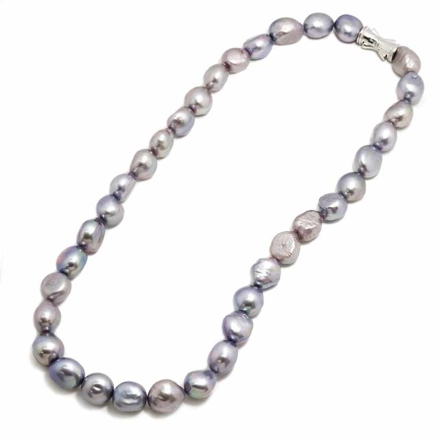 タサキ TASAKI バロック真珠 ネックレス 44cm SV シルバー 925 田崎真珠 パール レディース 90303679 【中古】BJ_1