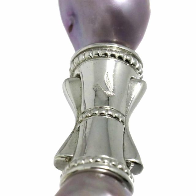 タサキ TASAKI バロック真珠 ネックレス 44cm SV シルバー 925 田崎真珠 パール レディース 90303679 【中古】BJ_3