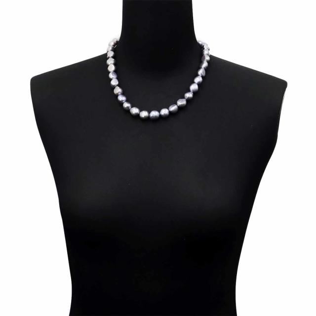 タサキ TASAKI バロック真珠 ネックレス 44cm SV シルバー 925 田崎真珠 パール レディース 90303679 【中古】BJ_6